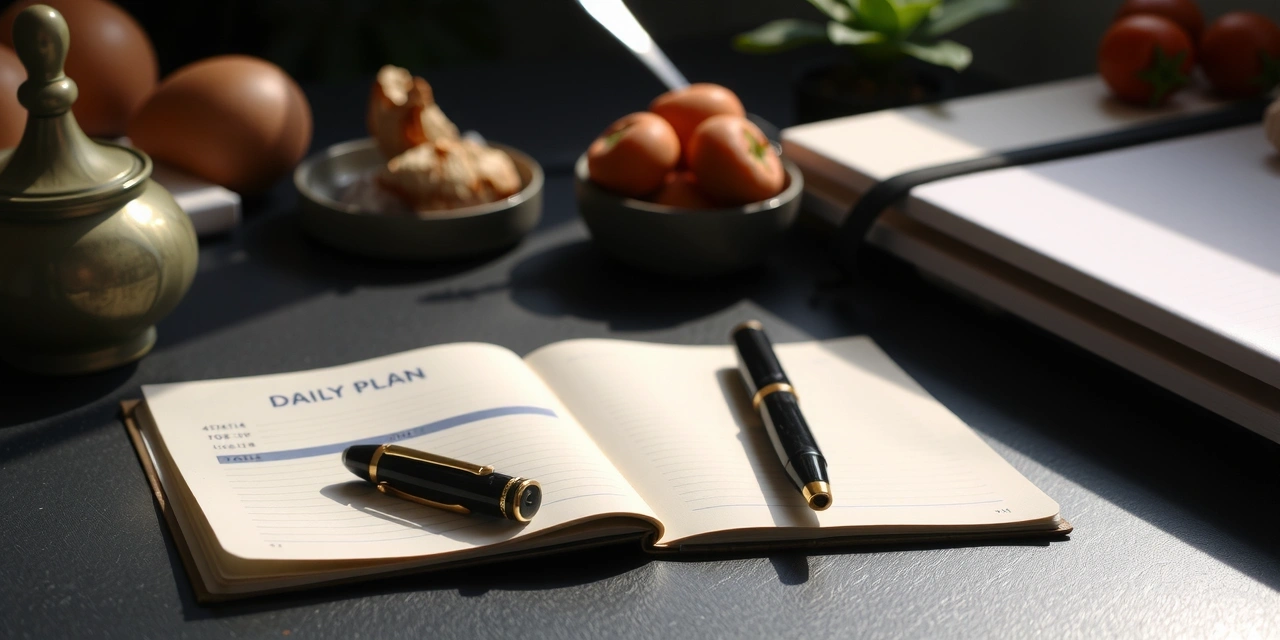 Strukturierter Tagesplan